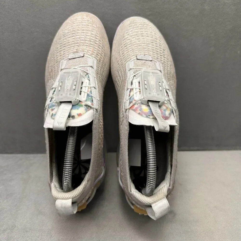 Womens 8.5 / Mens 7 Nike Air VaporMax 2020 Flyknit Summit White Athletic Sneaker